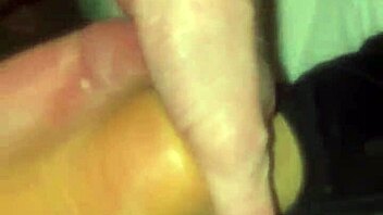 Cum on worn nylon boots in a secret Asian massage parlor