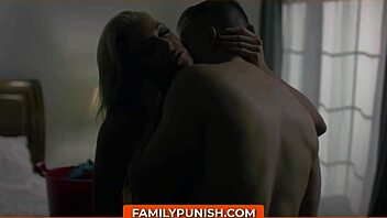 Daring stepson supports desperate MILF through sensual sex acts
