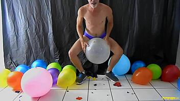 balloon play with gay dilf richard lennox