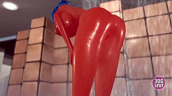 hot teen cheerleaders feel so excited getting fucked in locker room 3d animation