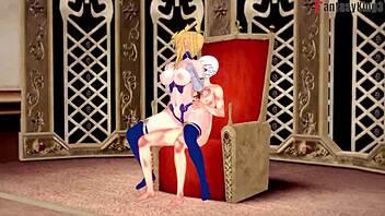 i fuck artoria pendragon with titjob in fate zero