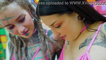 Anal gaping lesbian action with two pornstars using toys. Insane deepthroat! 😱