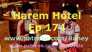 Harem Hotel 174 - Intense Harem Action!