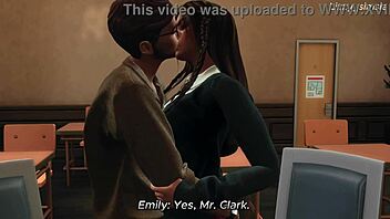 big tits student banged by teacher with cum inside in hentai.