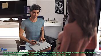 A Wife And Her Stepmother Engage In A Playful Game Together