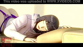 Hinata Sleeps Through Rough 3D Hentai Monster Cock Action by Hforgods