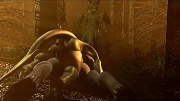 龙在狂野的动漫行动中分散注意力！