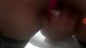 i watch linda having a squirting orgasm while masturbating in lingerie