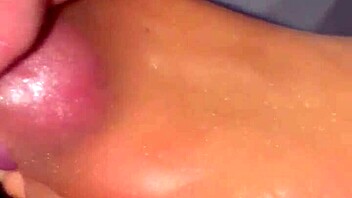 Cum on worn nylon boots in a secret Asian massage parlor