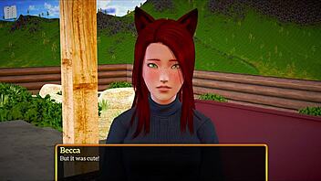 Homemade big tits ass in erotic game