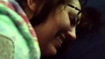 Husband Fingers Tight Pussy and Ass of Nerdy Brunette Wife in Wild Session