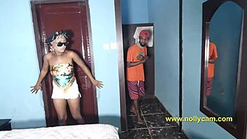 Blind Neighbour Enjoys Intense Sex with Big Tits and Monster Cock