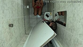 Went to friend's bathroom to pee, ended up getting bent over and fucked