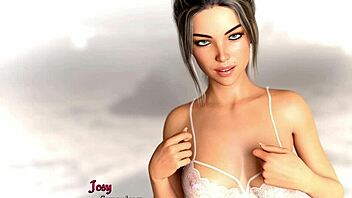 3D animated porn with big tits and curvy body