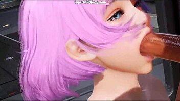 3D animated video of a beautiful girl character in hardcore sexual experience