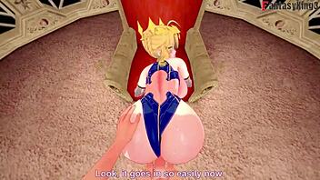 i fuck artoria pendragon with titjob in fate zero