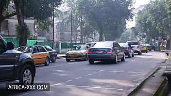 amateur ebony beauty's first date turns into sensual sex session with blowjob