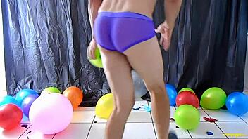 balloon play with gay dilf richard lennox