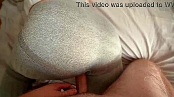 Step sister caught me jerking off and i fucked her through a hole in her leggings