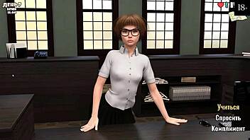 my cute roommate part 3, petite whore gets cum on face in hospital