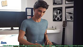 A Wife And Her Stepmother Engage In A Playful Game Together