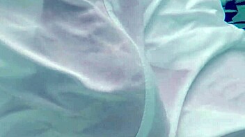 Pool boy Xnxxjohn shows off in see-through outfit. Underwater, his big cock is visible.