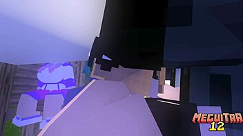 Big-Titted Characters Reunite In Old Minecraft Porn Video