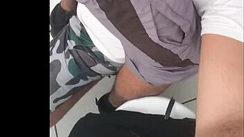 Guy in metro stall desires my ass