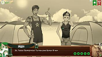 game friends camp episode 24 collecting information with russian voice acting