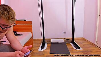 I’M GONNA TEACH HER A LESSON! Cosplay Teen 18+ Bound in BDSM Webcam Chat with Wild Costumes!