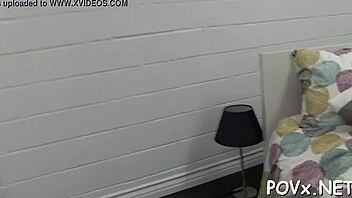 Teen in rough sex clip sucks cock sloppily to orgasm.