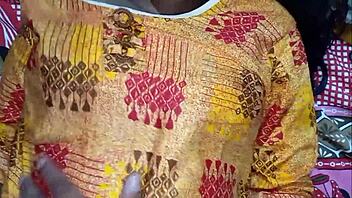 neighbor girl invites for intimate moment at home.