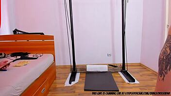 I’M GONNA TEACH HER A LESSON! Cosplay Teen 18+ Bound in BDSM Webcam Chat with Wild Costumes!