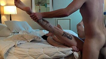 sexy tatted petite 18+ woman fucked missionary