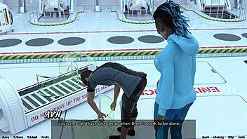 Stranded in space 8, helping zara in the game.