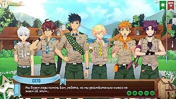 game friends camp episode 24 collecting information with russian voice acting