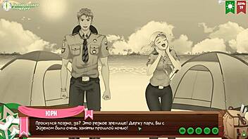 game friends camp episode 24 collecting information with russian voice acting
