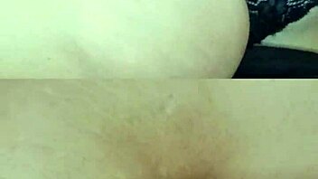 tight pussy with big clit bouncing in quickie missionary