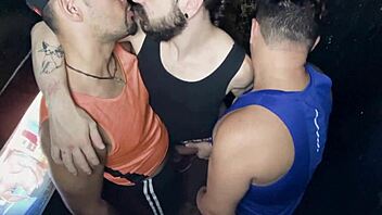 the kinky chaser wanted to see the sex cabins so we went there for some fun - full on red.