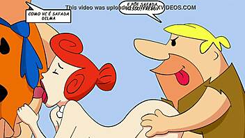 i watch the flintstones have a famly orgy in this hentai cartoon.