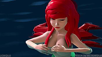 masterdan asks, 'want to see the little mermaid get erotic in aquatica?'