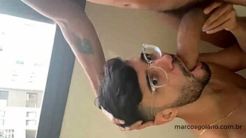 Feeling the intense creampie from conrado's 25cm cock in my ass