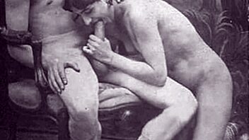 Vintage Hairy Pussy Gets Fucked And Blowjob