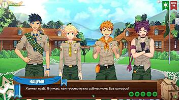 game friends camp episode 24 collecting information with russian voice acting