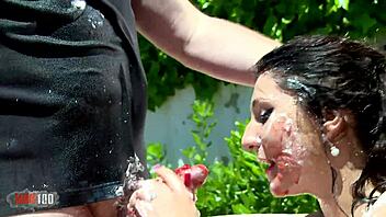 ugh, messy anal food sex with mylene johnson, so wild!