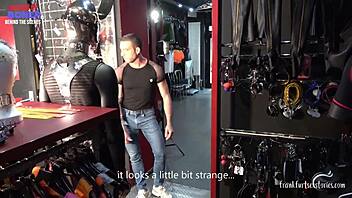 Threesome Action Explodes in Gay Store - Boner Unleashed!