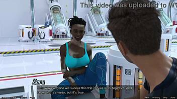 Stranded in space 8, helping zara in the game.