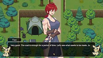 Hentai Game Village Rhapsody Part 9 Final: Fucking the Redhead and the Bitch with Monster Cock