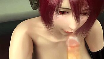 demonically spectacular redhead scene in 3d animation part 02