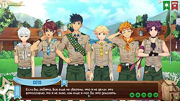 game friends camp episode 24 collecting information with russian voice acting
